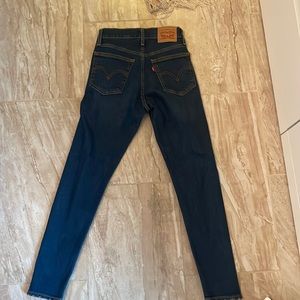 Levi’s Wedgie Skinny Dark Wash Jeans